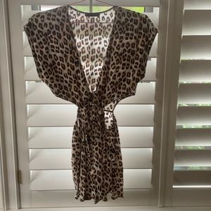 Cheetah print dress